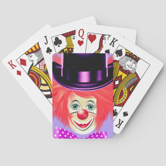 Clown Playing Cards Gift - Smile (Back)