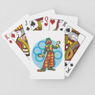 Clown Posing Playing Cards