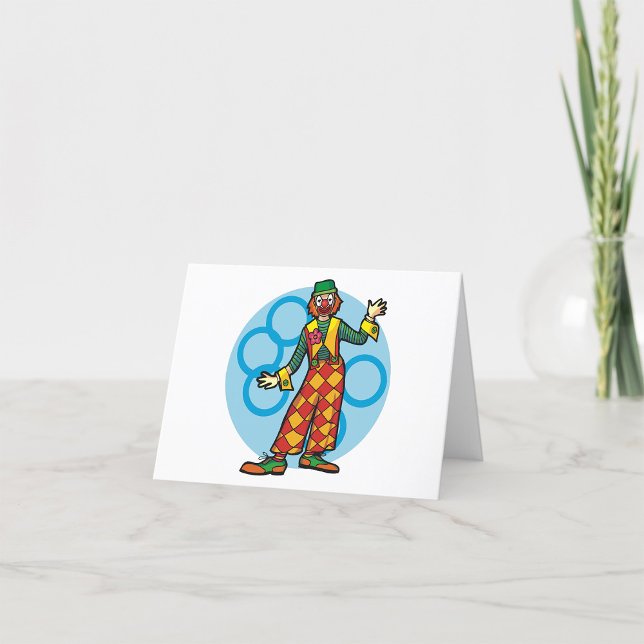 Clown Posing Thank You Card (Creator Uploaded)