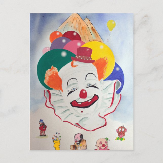 Clown Postcard (Front)