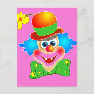 Clown Postcard