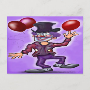 Clown Postcard