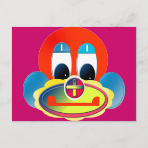Clown Postcard