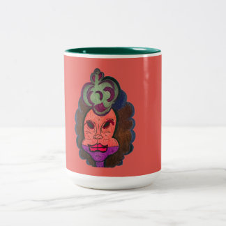 Clown Queen Two-Tone Coffee Mug