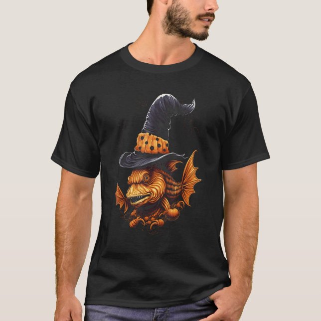 Clown Sailfin Pleco Fish Halloween Graphic Tees fo (Front)