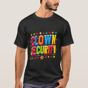 Clown Security Halloween Costume  T-Shirt