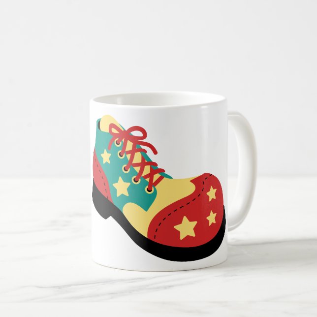 Clown Shoe Coffee Mug (Front Right)