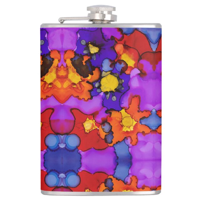 Clown Show Hip Flask (Front)