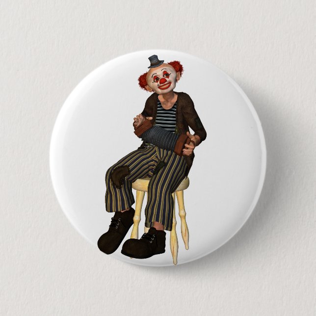 Clown Sitting Buttons (Front)