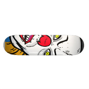 clown skateboard