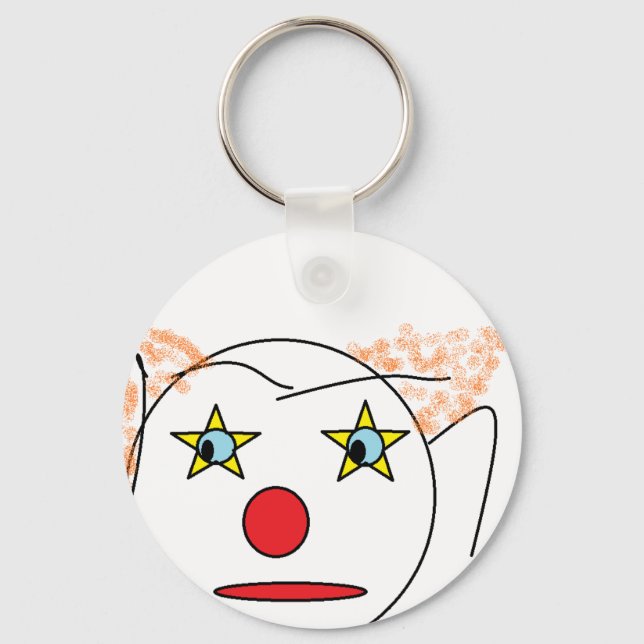 Clown Sketch Key Ring (Front)