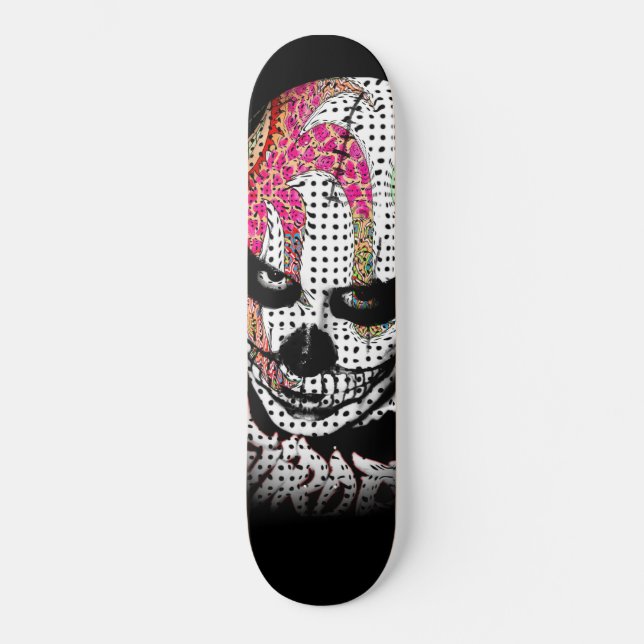 Clown Skull Skateboard (Front)