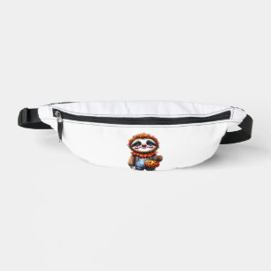 Clown Sloth Halloween Oversized T-Shirt Bum Bags