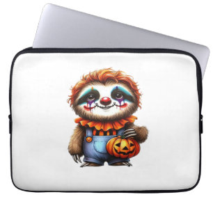 Clown Sloth Halloween Oversized T-Shirt Laptop Sleeve