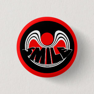 Clown Smile Small, 1¼ Inch Round Button
