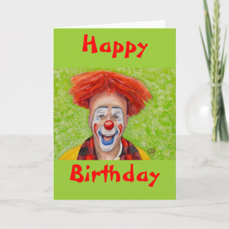 Clown Steven Daniel Copeland Card