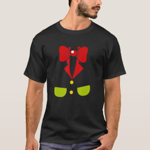 Clown Tie Circus Funny Halloween Costume for Kids  T-Shirt