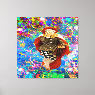Clown Troubadour Canvas Print