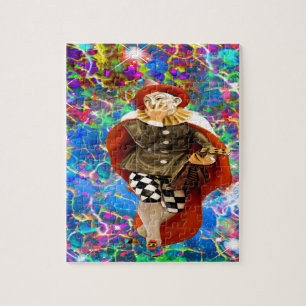 Clown Troubadour Jigsaw Puzzle