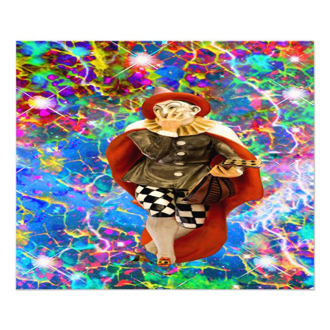 Clown Troubadour Photo Print (Front)