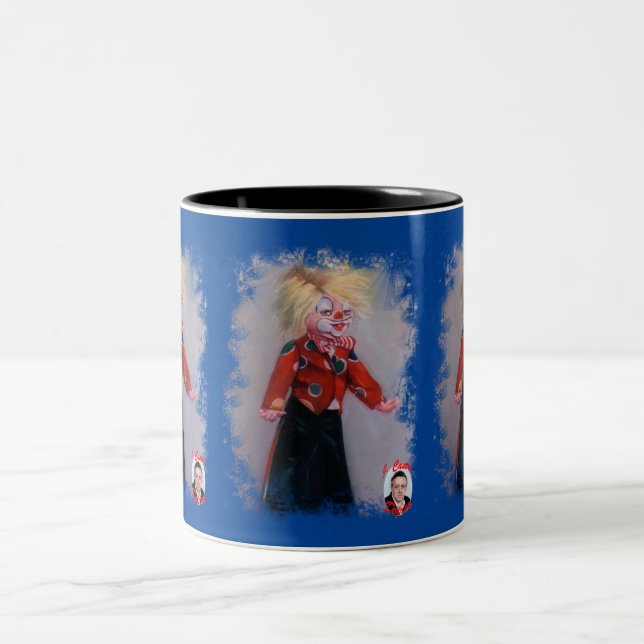 Clown Two-Tone Coffee Mug (Center)