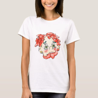 Clown with red hair and red beard T-Shirt