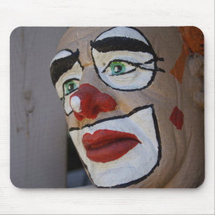 Clown With Sad Look Mouse Mat