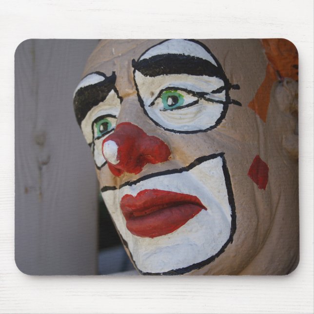 Clown With Sad Look Mouse Mat (Front)