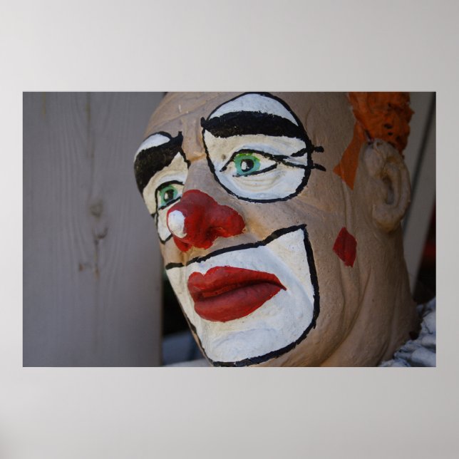 Clown With Sad Look Poster (Front)