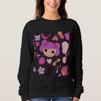 clowncore circus doll sweatshirt