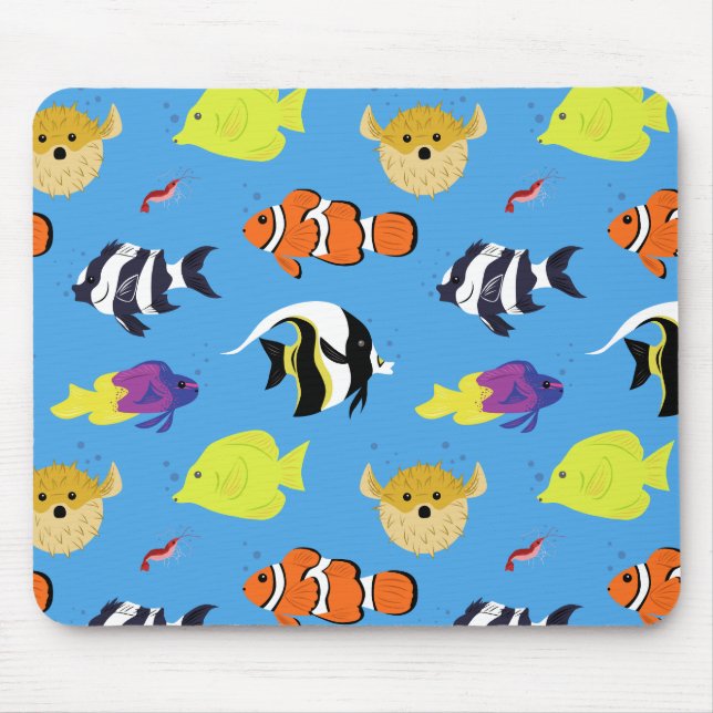 Clownfish and Friends Mouse Mat (Front)