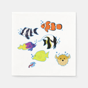 Clownfish and Friends Napkin