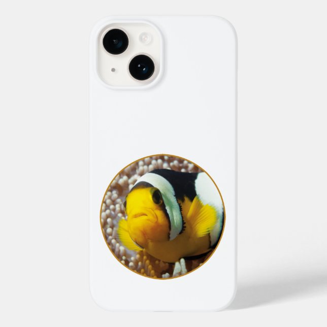 Clownfish - Close-Up! Round Photographic Design |  Case-Mate iPhone Case (Back)