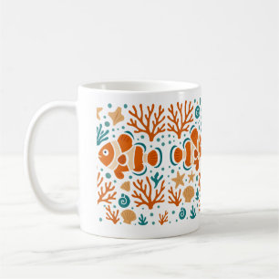 Clownfish Coral Reef Coffee Mug