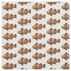 Clownfish Fabric (Choose Your Colour)
