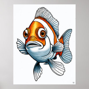 Clownfish - Fish Art Print