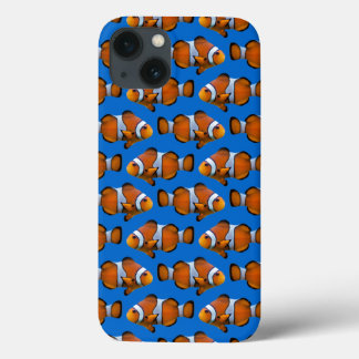 Clownfish Frenzy iPad Case (Blue)