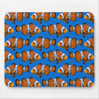 Clownfish Frenzy Mousemat (Blue)