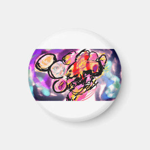 Clownfish gem magnet