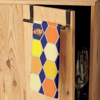 Clownfish Hand Drawn Art Tea Towel