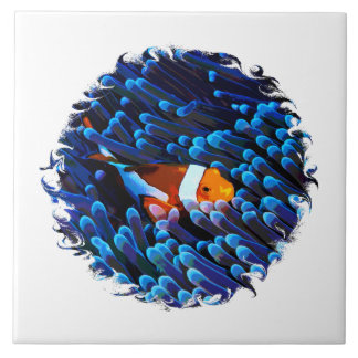 Clownfish In An Anemone Tile