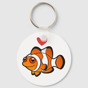 Clownfish Love Key Ring