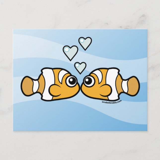 Clownfish Love Postcard (Front)