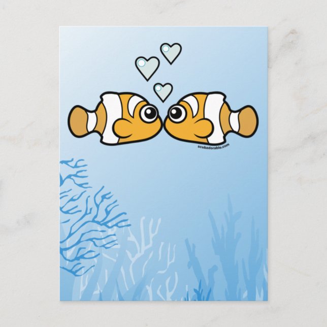 Clownfish Love Postcard (Front)