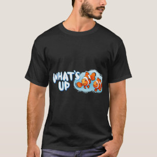 Clownfishes with WHAT`S UP greetings (small design T-Shirt