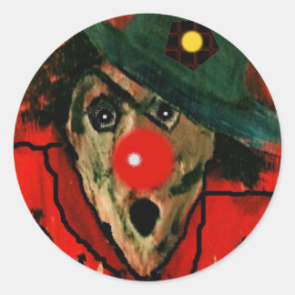 CLOWNIN GRAFF CLASSIC ROUND STICKER