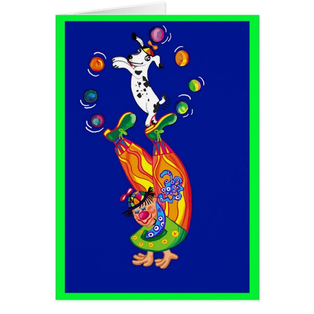 Clowning around (blank inside) (Front)