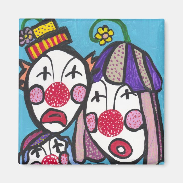 Clowning around magnet (Front)