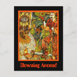 Clowning Around Postcard