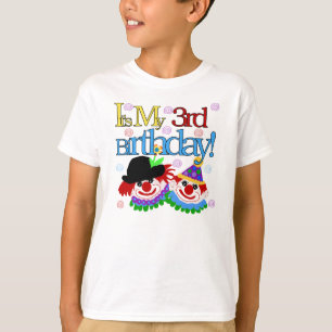 Clowns 3rd Birthday T-Shirt